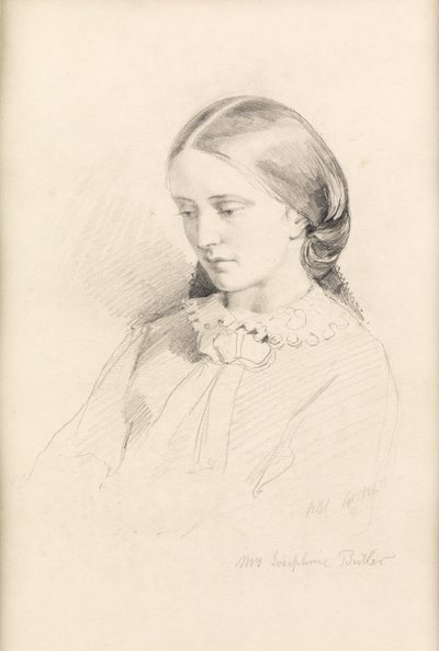 ジョセフィンバトラー、初期フェミニスト運動家、1856年 作： William Bell Scott