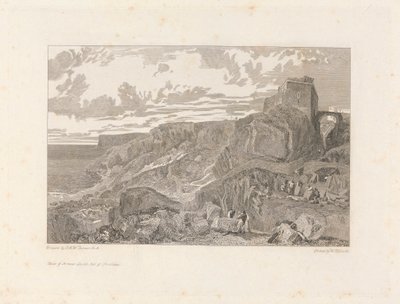 弓と矢の城、ポートランド島 作： William Bernard Cooke