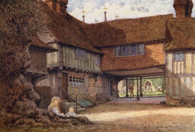 ザ・ライヒ・ゲート、ペンシャースト（カラーリトグラフ） 作： William Biscombe Gardner