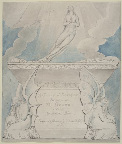 「墓」のタイトルページ 作： William Blake