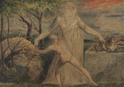 アブラハムとイサク 作： William Blake