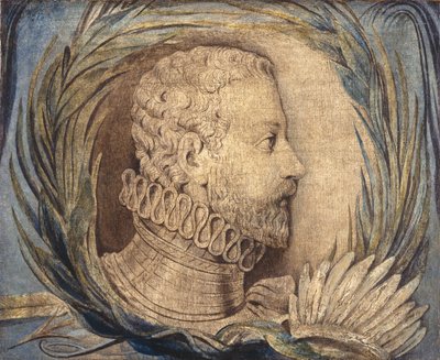 アロンソ・デ・エルシーリャ・イ・ズーニガ 1800年頃（テンペラ・カンヴァス） 作： William Blake