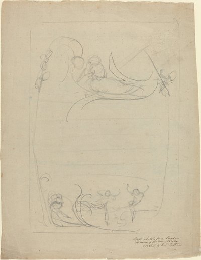 武装した男が女を罵倒 [直訳] 作： William Blake