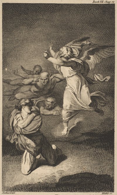 クラレンスドリームシェイクスピア、リチャードIII、第1幕、シーン4、1774。 作： William Blake