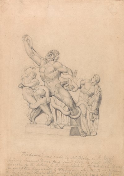 リースのサイクロペディアのためのラオコーンのコピー 作： William Blake