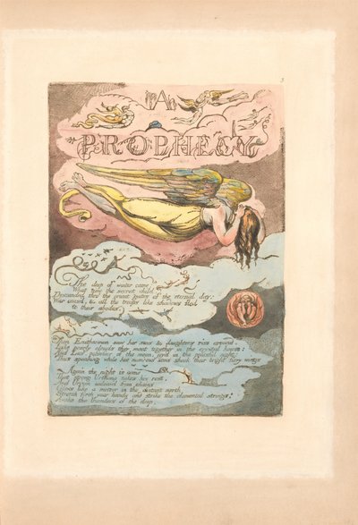 ヨーロッパ。予言、プレート5、A-予言-真冬がやってきた。 。 。 。 （ベントレー6） 作： William Blake