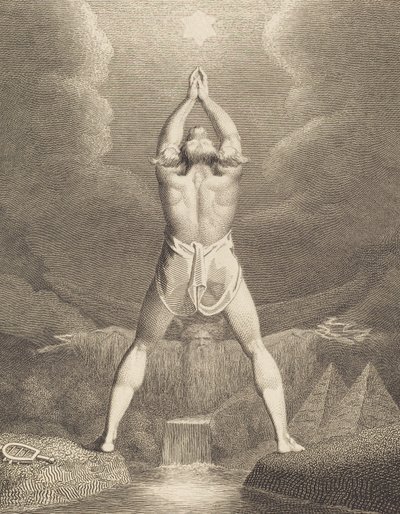 エジプトの受精、1791年 作： William Blake