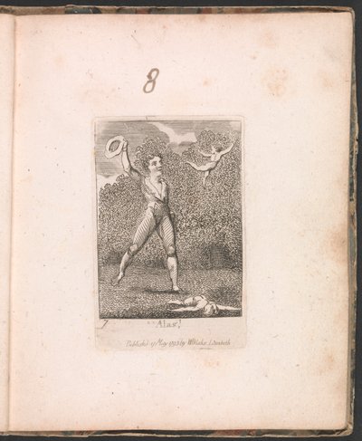 子供のための。 楽園の門、プレート9、「ああ！」 作： William Blake