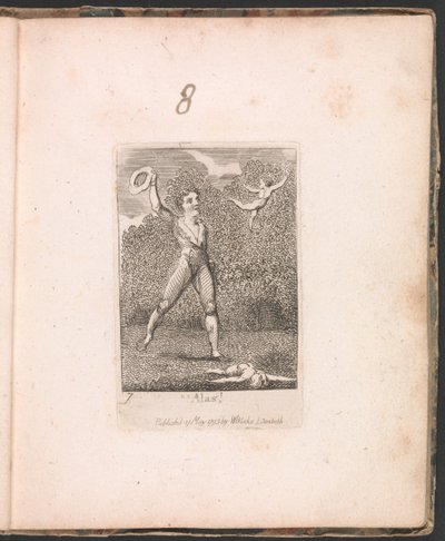 子供のための。パラダイスの門、プレート9、ああ！ 作： William Blake