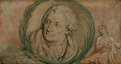 フリードリヒ・ゴットリープ・クロプシュトック（テンペラ、キャンバス） 作： William Blake