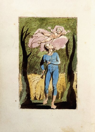 「イノセンスの歌」からの口絵、1789 作： William Blake