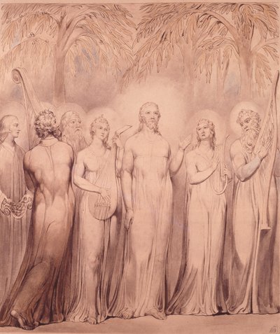 キリストと使徒の賛美歌 作： William Blake