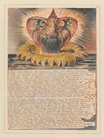エルサレム、プレート53、エルサレム、チャップ。 3 作： William Blake