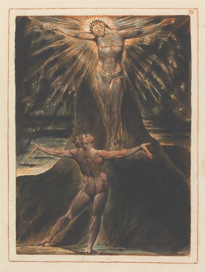 エルサレム、プレート76 作： William Blake