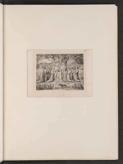 ヨブとその家族 作： William Blake
