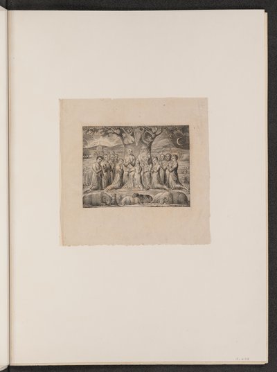 ヨブとその家族 作： William Blake