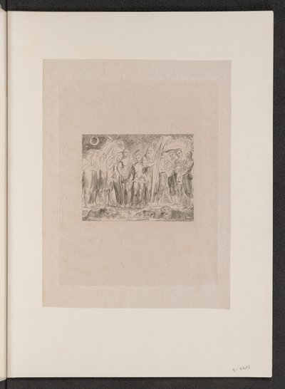 Job and His Family Restored to Prosperity』（1825年）。 作： William Blake