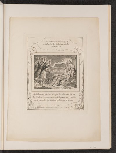 ヨブの掛け布団 作： William Blake