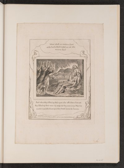 ヨブの掛け布団 作： William Blake