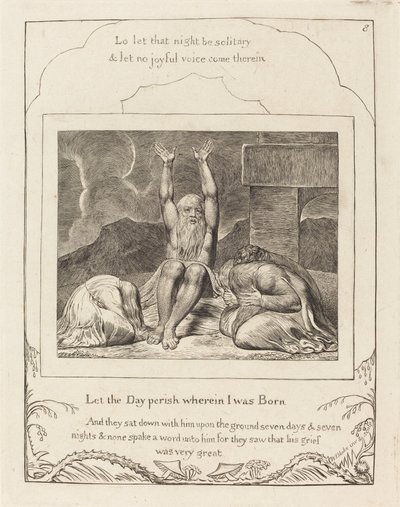 ヨブの絶望 作： William Blake