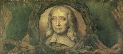 ジョン・ミルトン 1800-03年頃（テンペラ、キャンバス） 作： William Blake
