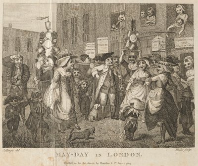 ロンドンのメイデイ、1784年。 作： William Blake