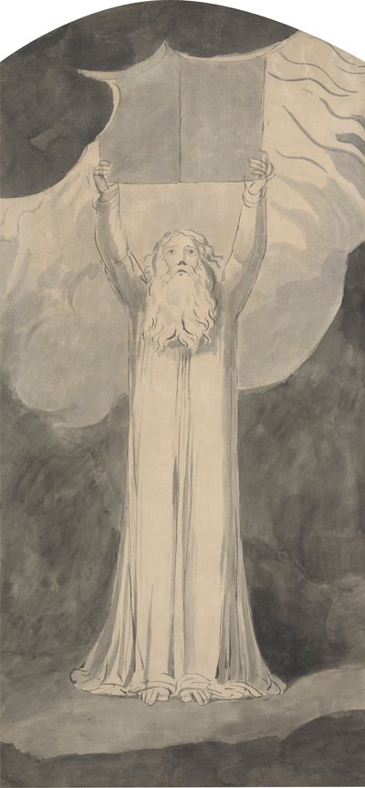 Moisés Recebendo a Lei 作： William Blake