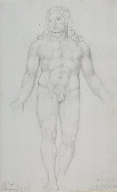 若いときの古いパー、1820 作： William Blake