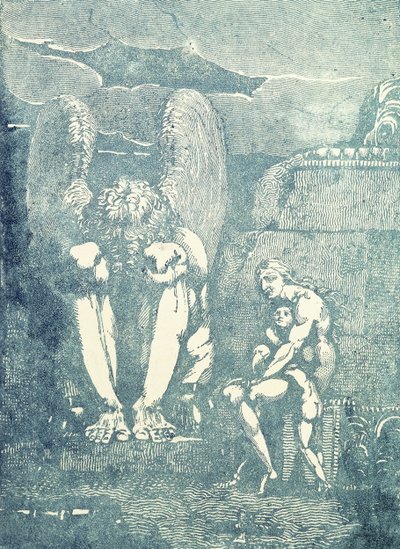 アルビオンの天使たち、1790年代中頃 作： William Blake
