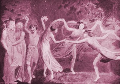 シェイクスピア「真夏の夜 作： William Blake