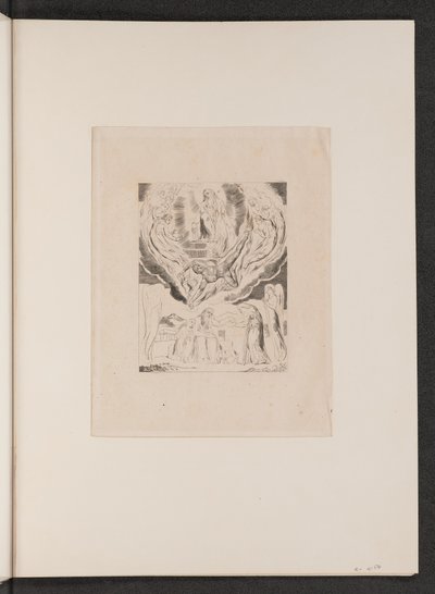 主の御前から出て行くサタン 作： William Blake