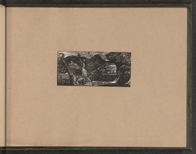 狼を追い払う羊飼い 作： William Blake