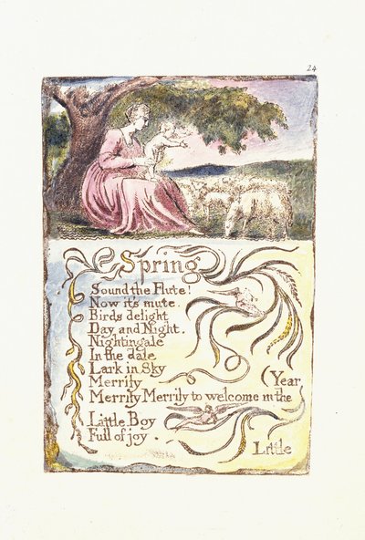 春、1789 作： William Blake