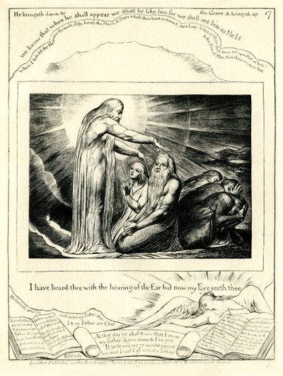 ヨブ記42章5節 作： William Blake