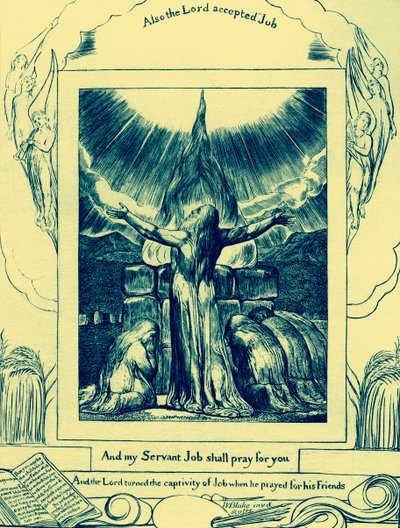 ウィリアム・ブレイクによる「仕事の書」のイラスト 作： William Blake