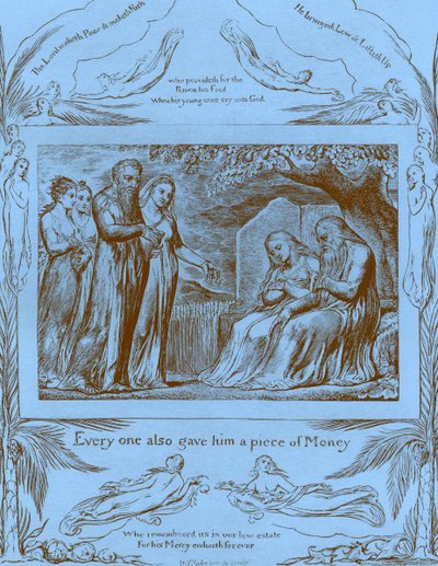 ウィリアム・ブレイクによる「仕事の書」のイラスト 作： William Blake
