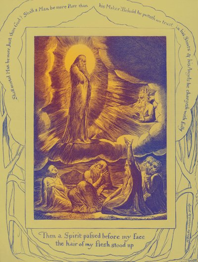 ウィリアム・ブレイクによる「仕事の書」のイラスト 作： William Blake