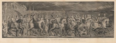 The Canterbury Pilgrims, 1810. 作： William Blake