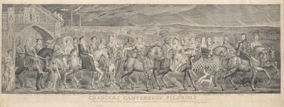 The Canterbury Pilgrims, 1810. 作： William Blake