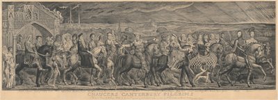 The Canterbury Pilgrims, 1810. 作： William Blake