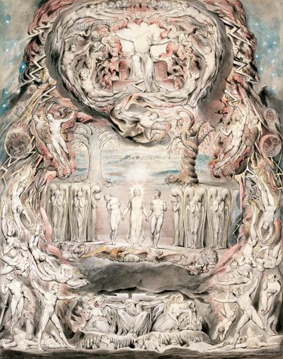 人間の堕落」、1780年から1827年頃 作： William Blake
