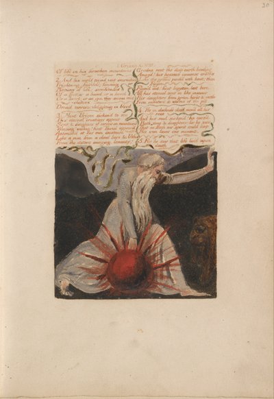 ウリゼンの最初の本、ベントレーコピーA 作： William Blake