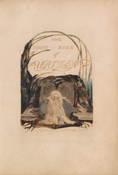 ウリゼンの最初の本、プレート1 作： William Blake