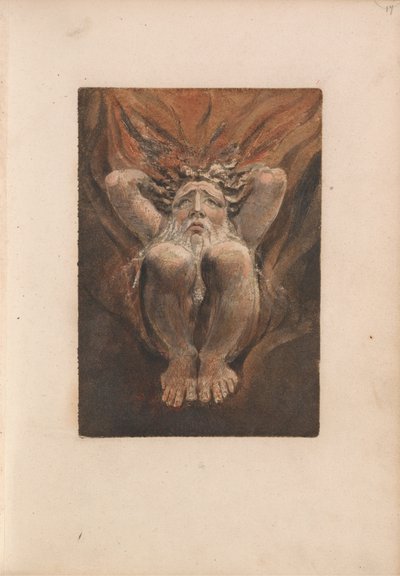 ウリゼンの最初の本、プレート21（ベントレー16） 作： William Blake