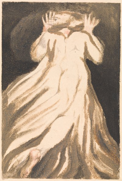 ユリゼンの最初の本、プレート 21 (ベントレー 27) 作： William Blake
