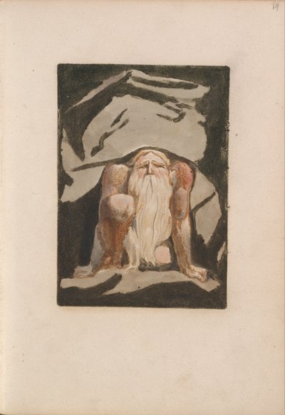 ウリゼンの最初の本、プレート23（ベントレー9） 作： William Blake