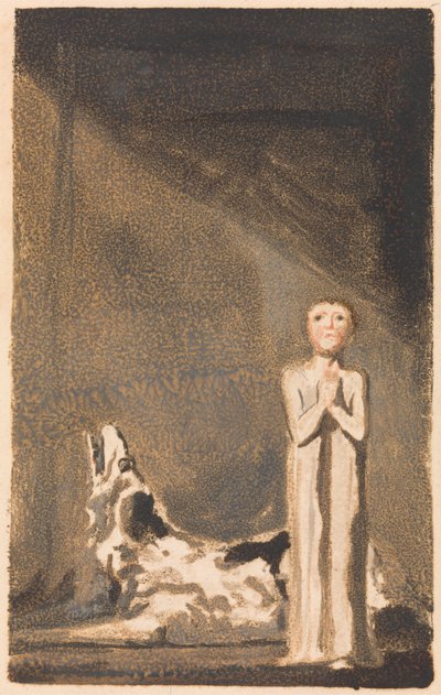ユリゼンの最初の本、プレート 24 (ベントレー 26) 作： William Blake