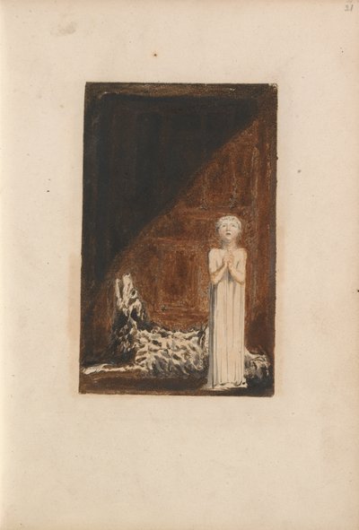 ウリゼンの最初の本、プレート25（ベントレー26） 作： William Blake