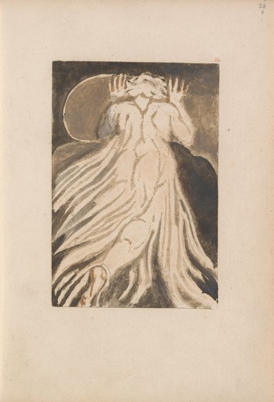 ウリゼンの最初の本、プレート28（ベントレー27） 作： William Blake