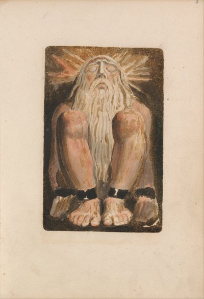 ウリゼンの最初の本、プレート3（ベントレー22） 作： William Blake